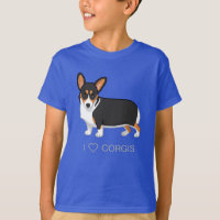 Pembroke Welsh Corgi Tricolor Negro sin Cola