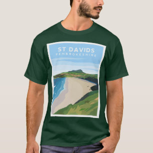 Camiseta Pembrokeshire de la playa de St Davids