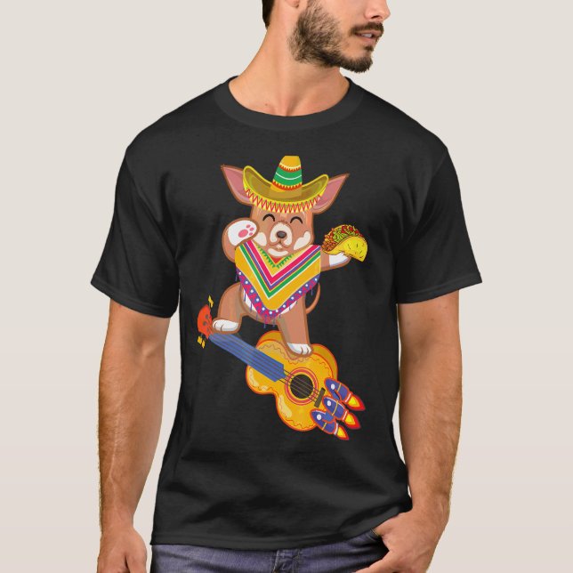 Camiseta Peña Chihuahua Cinco De Mayo Poncho Som (Anverso)