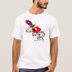 Camiseta Pena por muerte cardíaca antes del tatuaje deshono