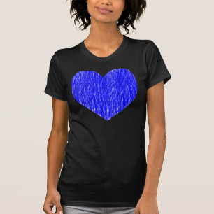 Camiseta Pencillado en - Azul