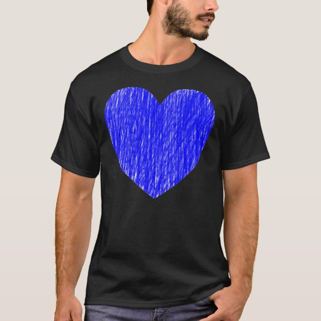 Camiseta Pencillado en - Azul (Anverso)