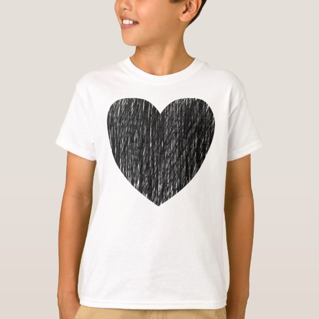 Camiseta Pencillado en - Negro (Anverso)