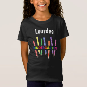 Camiseta Pencillos de colores Jardín de niños 2 Chica camis