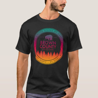 Camiseta Pendiente del emblema de Indiana del parque de
