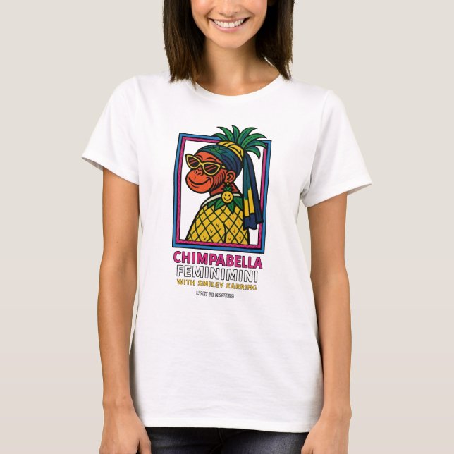 Camiseta Pendiente Sonriente Chimpabella Feminimini Brainro (Anverso)