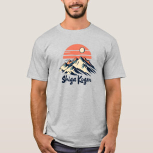 Camiseta Pendientes de serenidad: Esencia de esquí Shiga Ko