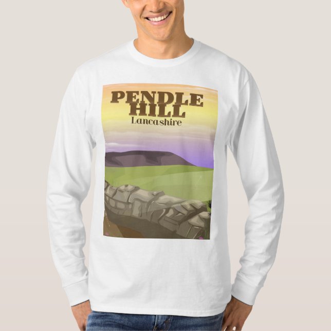 Camiseta Pendle Hill Lancashire (Anverso)