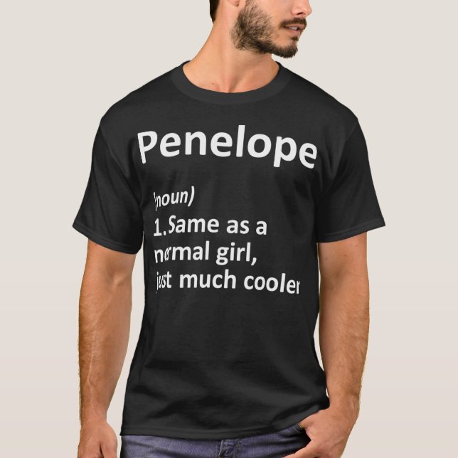 Camiseta PENELOPE Definition Personalized Name Funny Gift (Anverso)