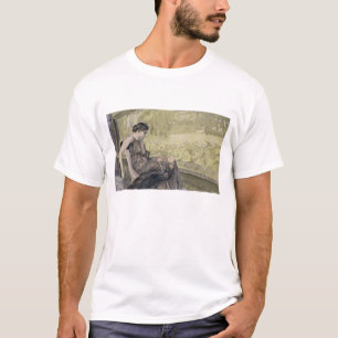 Camiseta Penélope que teje una cubierta para Laertes su