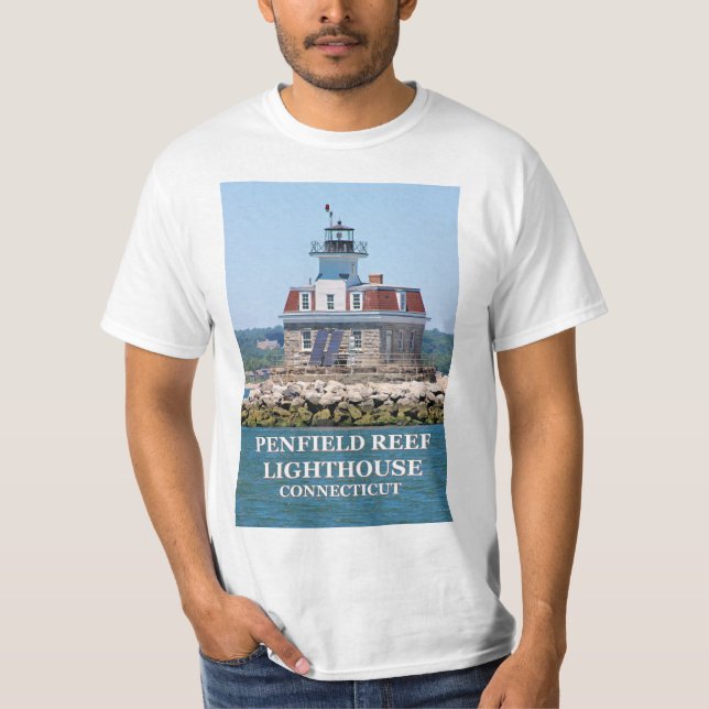 Camiseta Penfield Reef Lighthouse, Connecticut (Anverso)