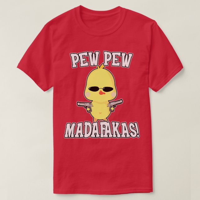 Camiseta Peng Peng Madafakas divertido pato (Diseño del anverso)