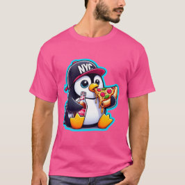 CAMISETA PENGUIN AMA A PIZZA