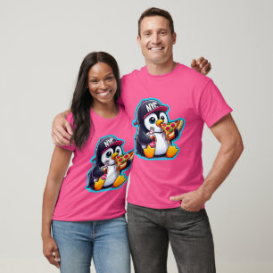 CAMISETA PENGUIN AMA A PIZZA