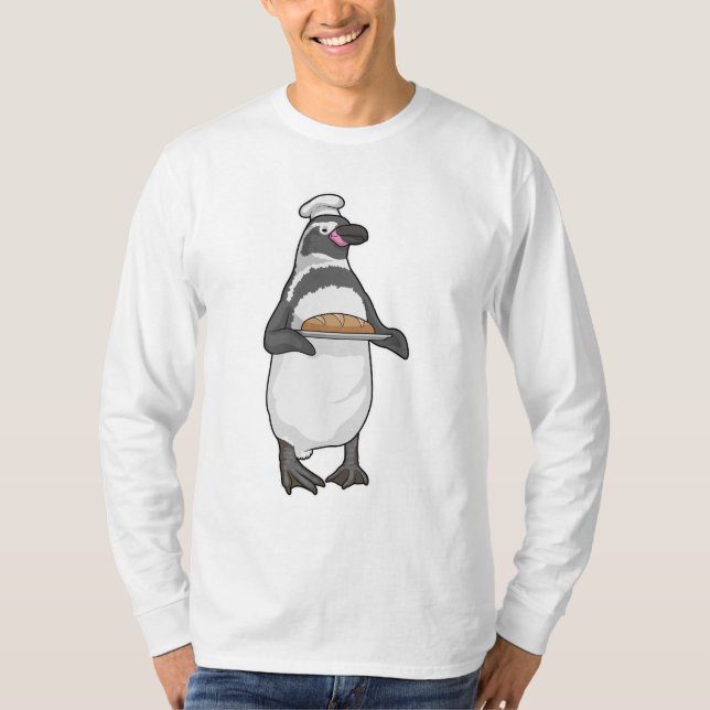 Camiseta Penguin Baker Bread (Anverso)
