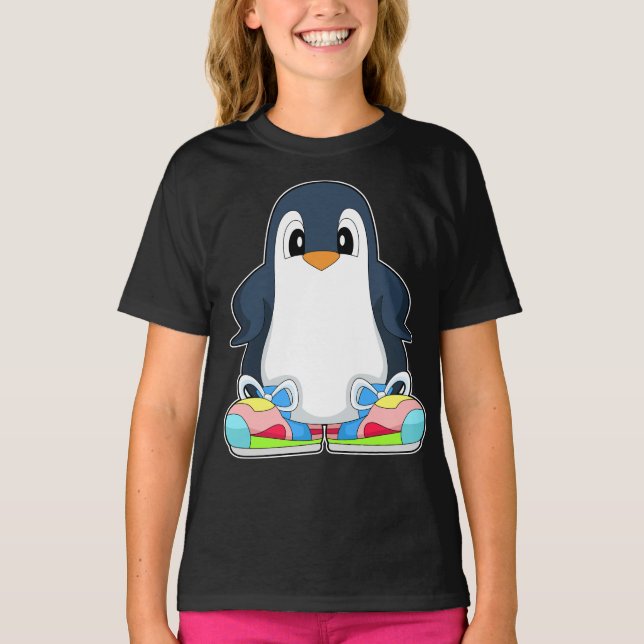 Camiseta Penguin big Shoes (Anverso)