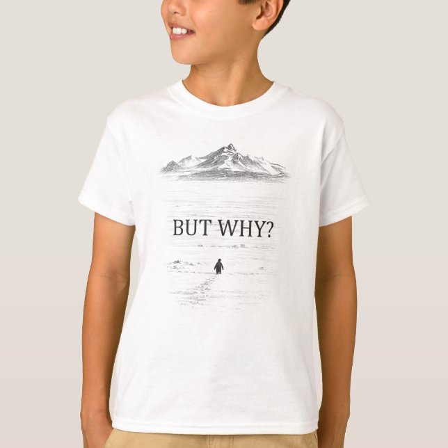 Camiseta Penguin But Why Mountains (Anverso)