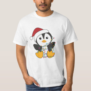 Camiseta Penguin Christmas Snow Winter Animals Penguins