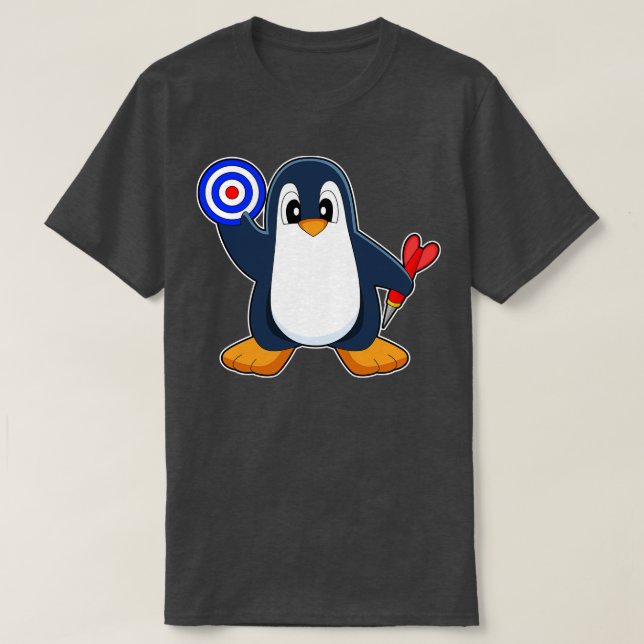 Camiseta Penguin Darts Dart (Diseño del anverso)