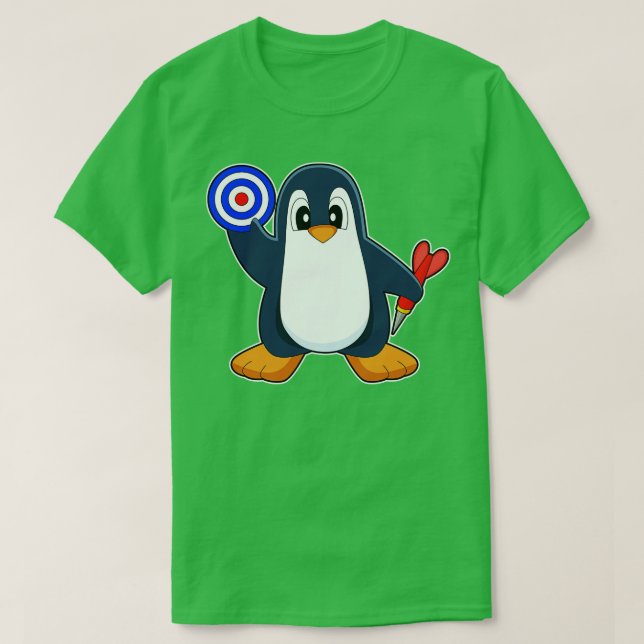 Camiseta Penguin Darts Dart (Diseño del anverso)