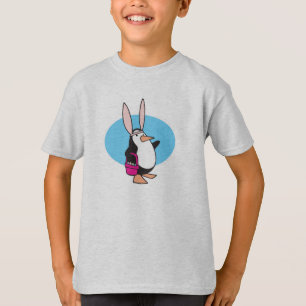 Camiseta penguin de conejo de pascua