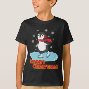 Camiseta Penguin de invierno dulce navideño