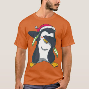 Camiseta Penguin en Dabbing Style Felices vacaciones