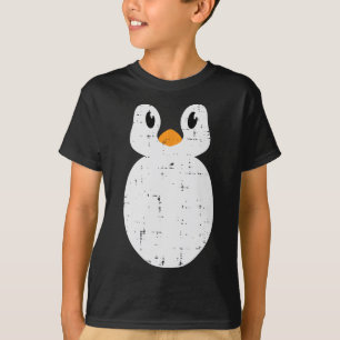 Camiseta Penguin Face Costume Cute Animal Hombres Mujeres N