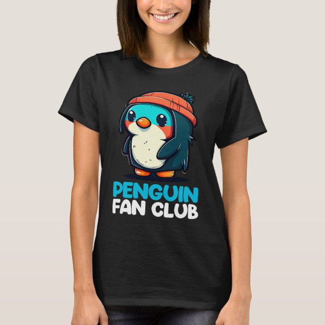 Camiseta Penguin Fan Club Penguin Kids Boys Girls 1 (Anverso)