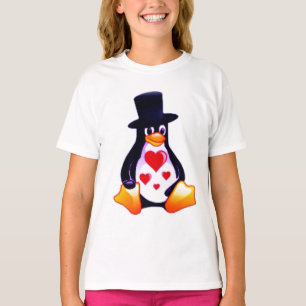 Camiseta Penguin In Love T-Shirt
