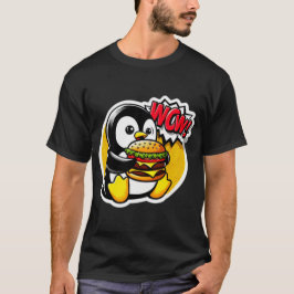 CAMISETA PENGUIN LOVES CHEESEBURGER 2