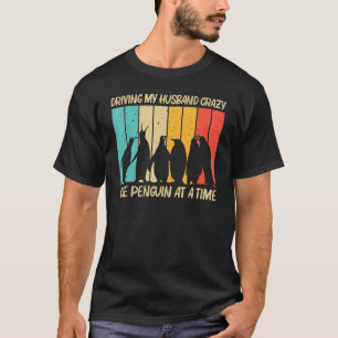 Camiseta Penguin Para Mujeres Madre Pingüinos Resta De Anim