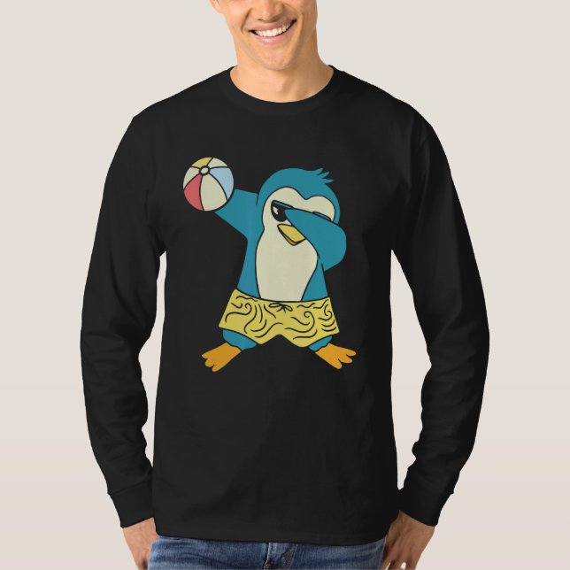 Camiseta Penguin   Pool Party Inflatable Sphere Water Ball (Anverso)