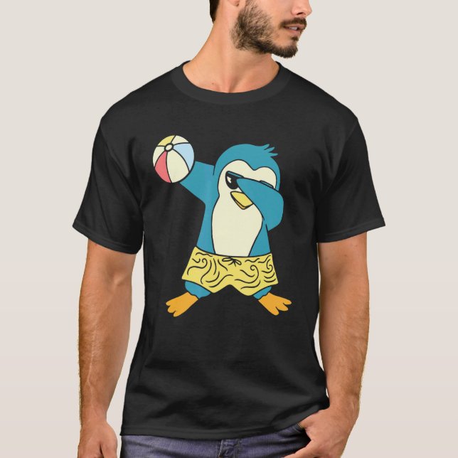 Camiseta Penguin   Pool Party Inflatable Sphere Water Ball (Anverso)
