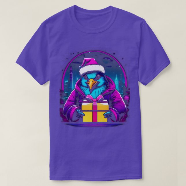 Camiseta Penguin Santa Navidades Pajamas (Diseño del anverso)