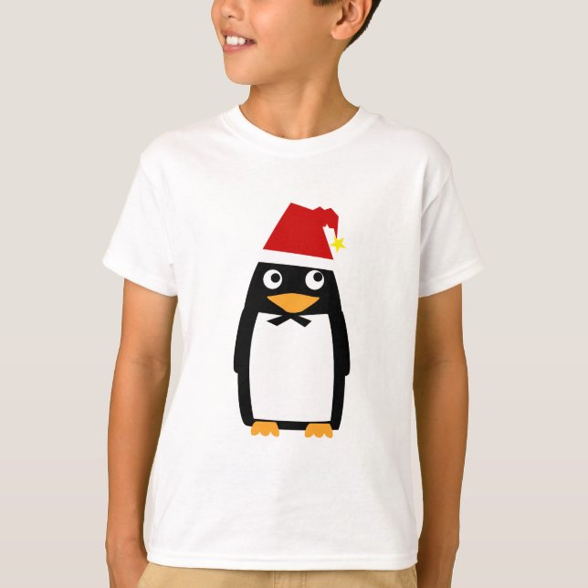 Camiseta Penguin_santaHat (Anverso)