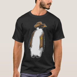 Camiseta Penguin Sheriff Cowboy gorra