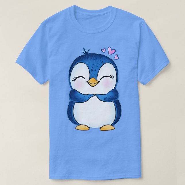 Camiseta Penguin Shy Fingers (Diseño del anverso)