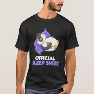 Camiseta Penguin Sleep Official Sleep