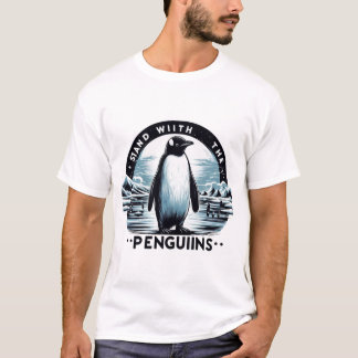 Camiseta Penguin Support Ocean Environmental Awareness