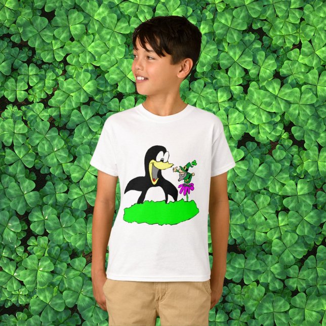 Camiseta Penguin y Leprechaun Kids (Penguin and Leprechaun Kids T-Shirt)