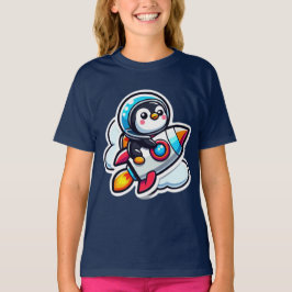 CAMISETA PENGUINA ESPACIAL