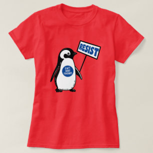 Camiseta Pengüino de Arancel Divertido Meme Político