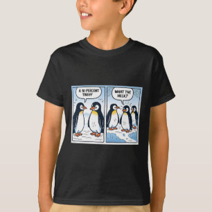 Camiseta Pengüinos Divertidos de Trump Aranceles 10% Sarcas