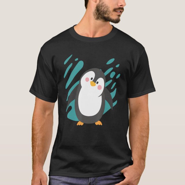 Camiseta Penguins of Madagascar   Penguin Costume Adult Kid (Anverso)