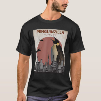 Camiseta Penguinzilla Funny Emperador Pingüino Amantes Rega