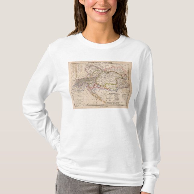 Camiseta Península balcánica, Austria, Hungría (Anverso)