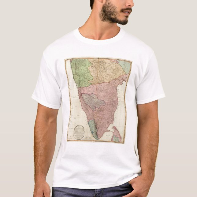 Camiseta Península compuesta de la India (Anverso)