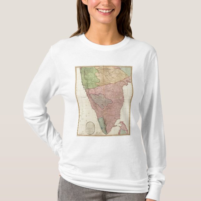 Camiseta Península compuesta de la India (Anverso)