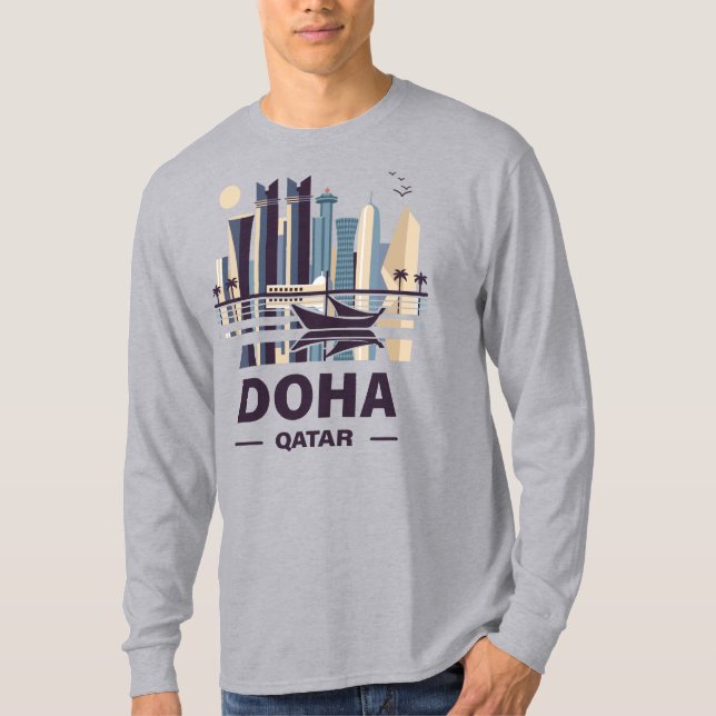 Camiseta Península de Qatar en Doha (Anverso)